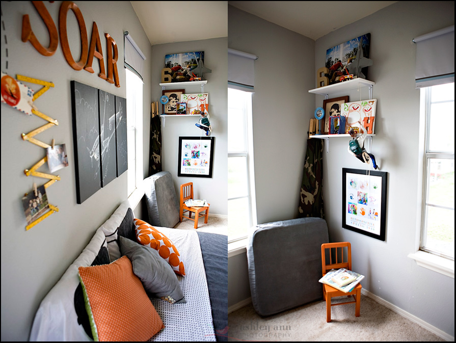 Orange Airplanes Not Girly Shared Boy S Bedroom