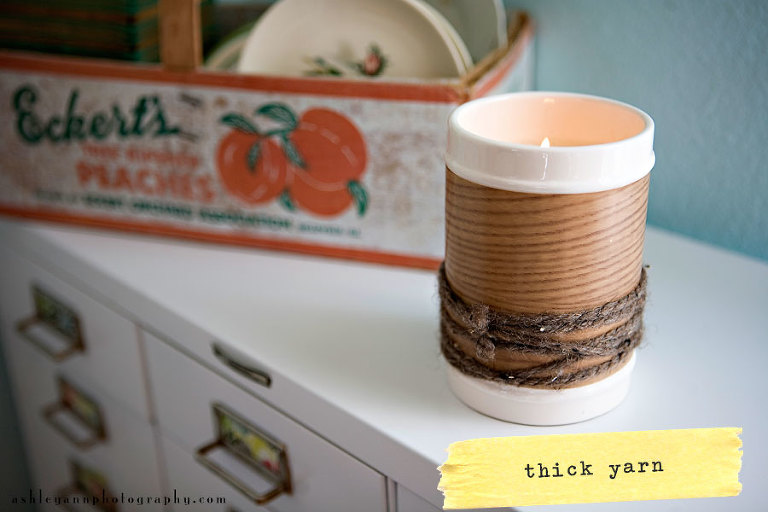 10 photos of a diy {basic Target candle gets a fall makeover